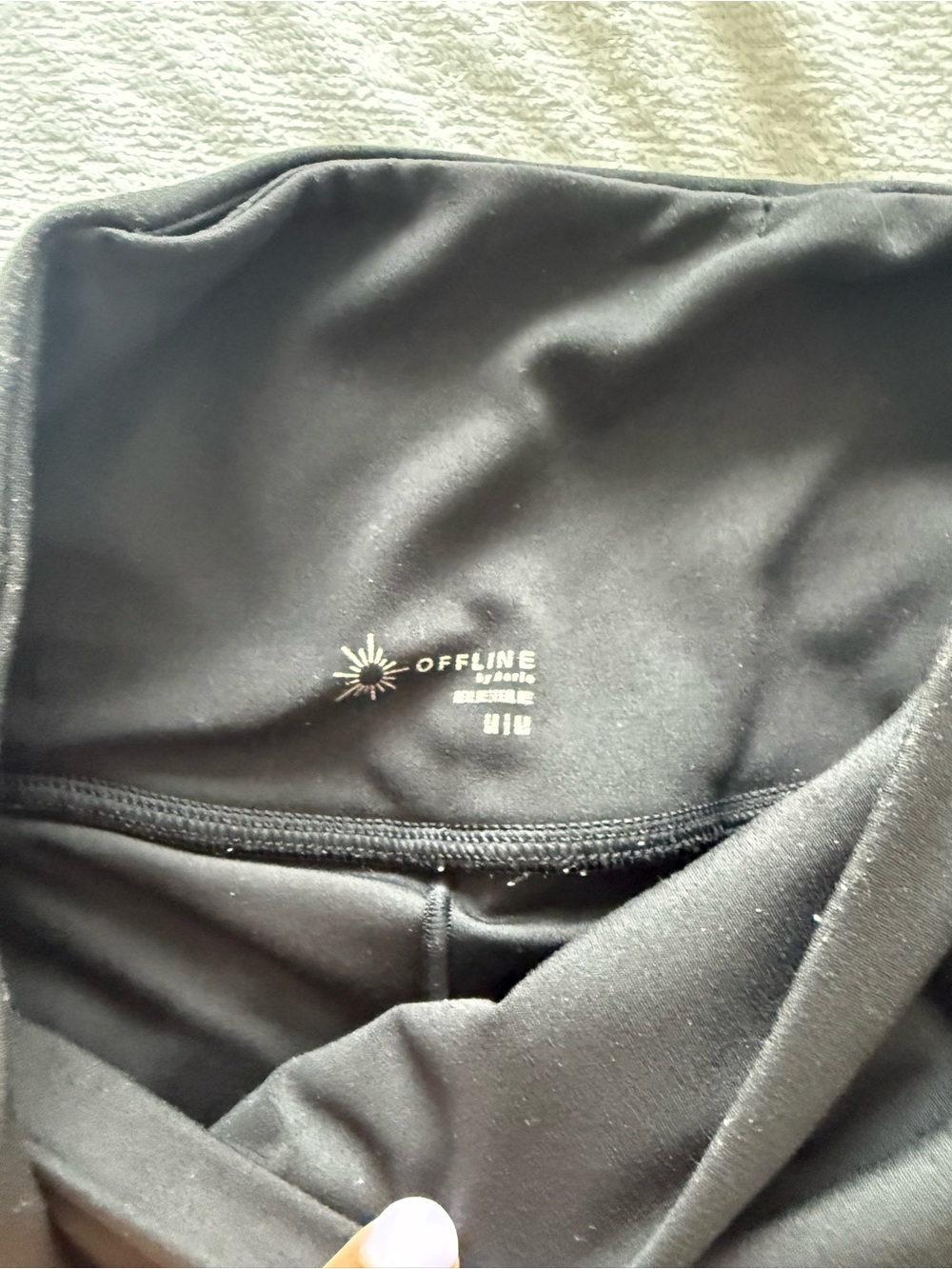 Aerie Offline Crossover Skort in Black - Picture 4 of 6